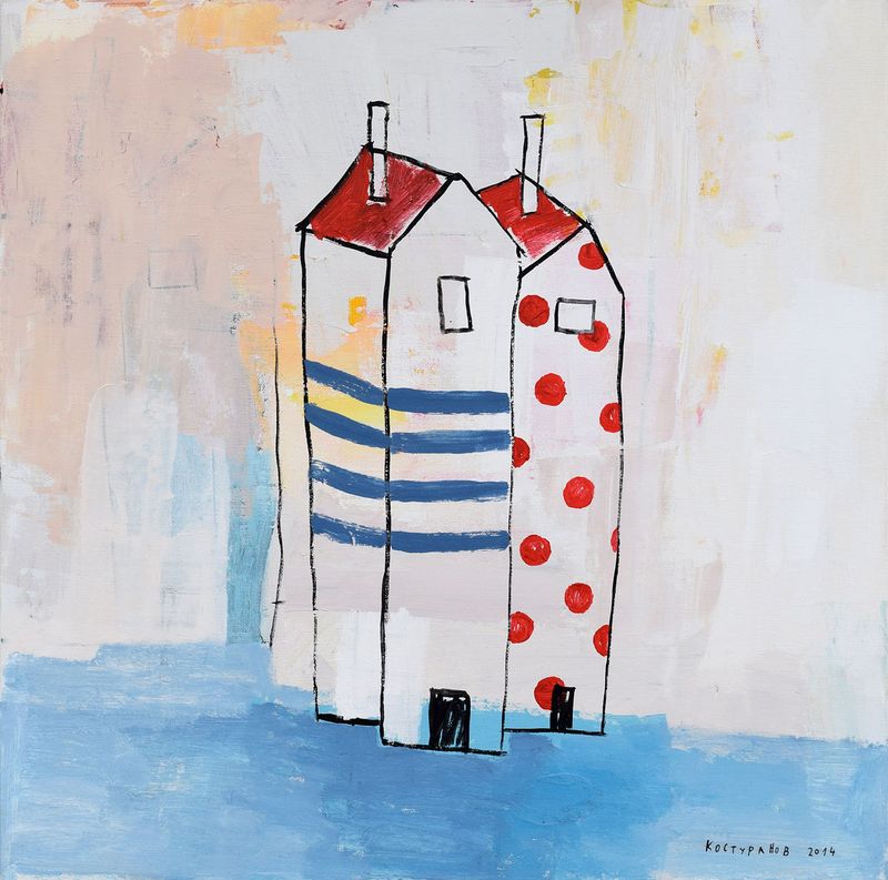 Fashionable houses Paintings